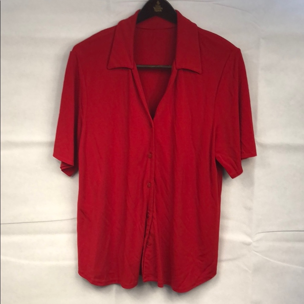 Red, short jacket from Dillards.